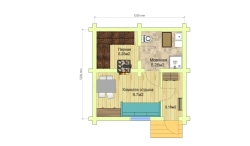 Баня с тамбуром