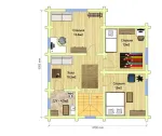 Современные дома 150 м | Мансарда срубовая