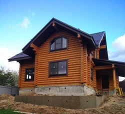 Фото коттедж из бревна #756