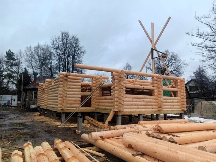 сборка дома №1500 в январе 2025 года