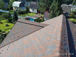 июль 2021 гибкая черепица для проекта #983 Roofshield Премиум-Модерн (3м2) P-M-17 Медный