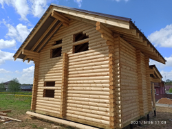 #1144 собран сруб под металлочерепицу 16.05.2021