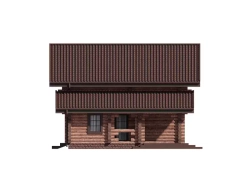 Жилой коттедж-сруб с парной