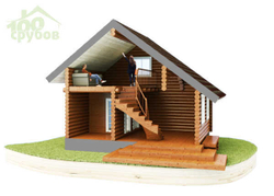 Проекты из бруса и бревна #981.