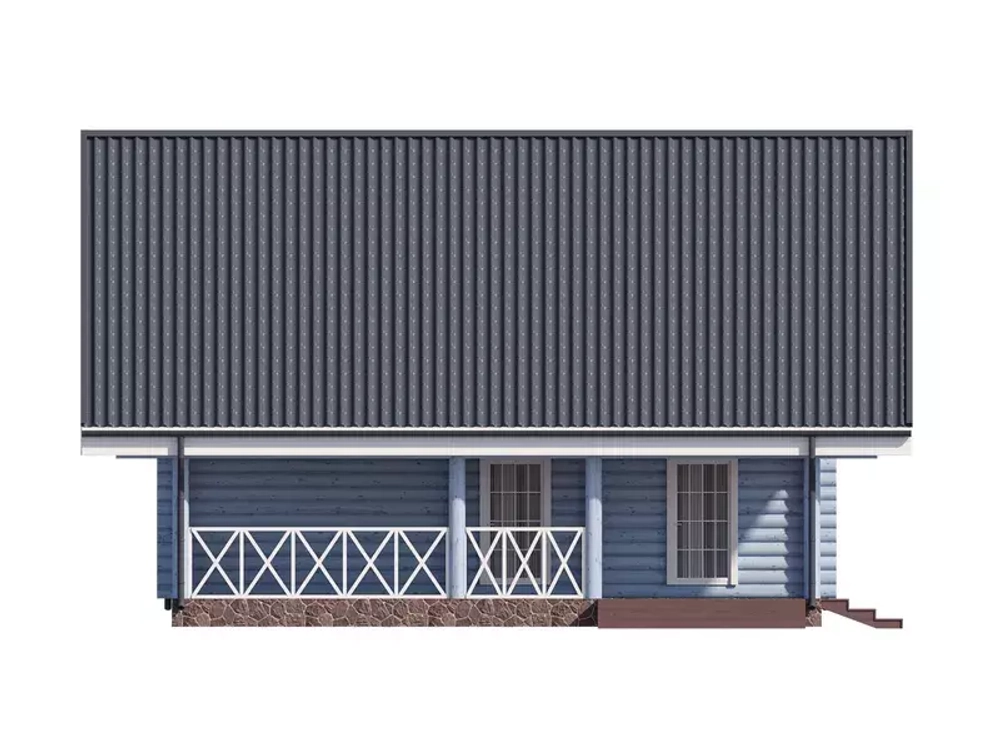 Деревянные дома с мансардой