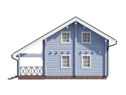 Деревянные дома с мансардой