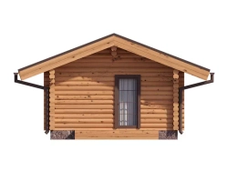 Бани 5 х 6 из оцилиндрованного бревна цена