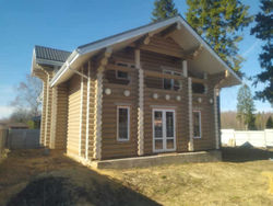 Фото дома из бревен #673