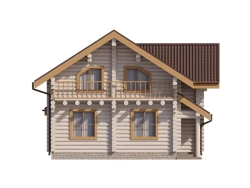 Современные дома 150 м | Мансарда срубовая