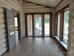 Интерьер сруба веранда #911