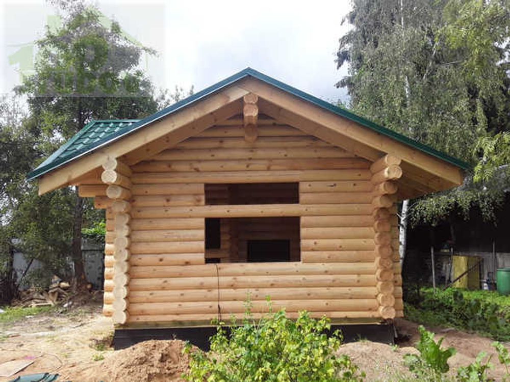 #952 сборка сруба