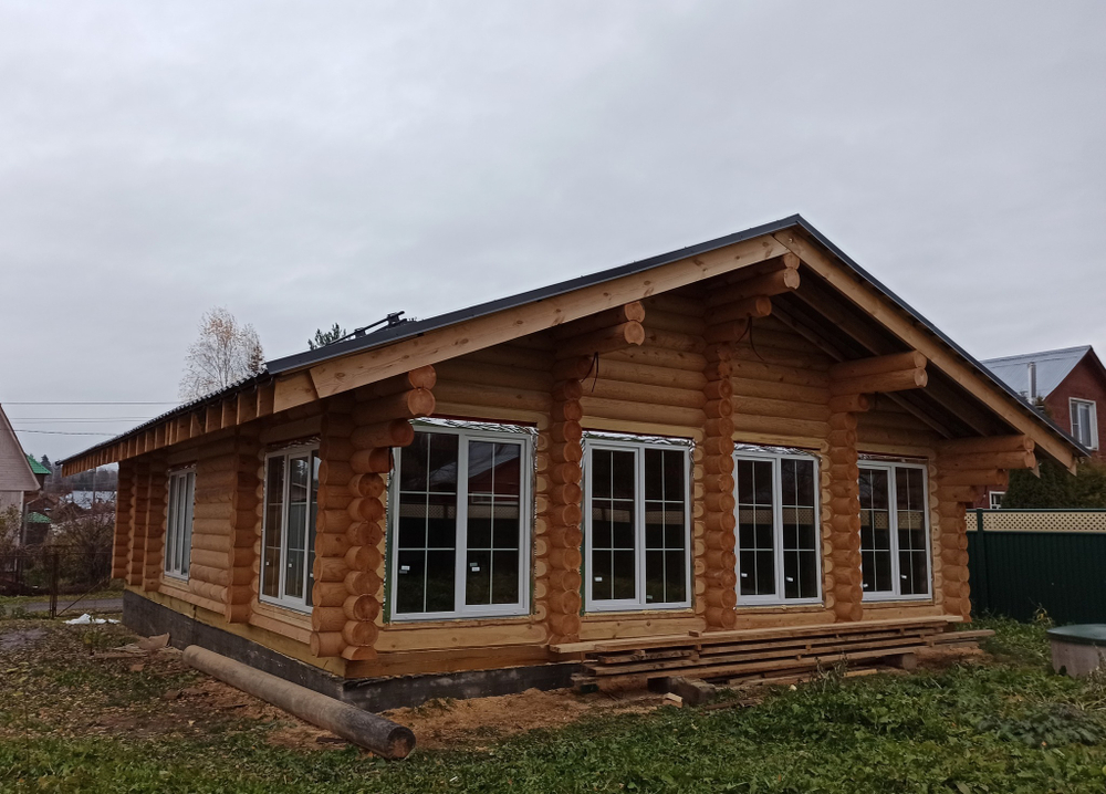 одноэтажный коттедж #1057 - продолжение отделки, октябрь 2021