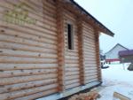 окосячка проемов в доме из бревна 260 мм #879
