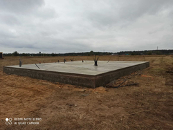 #1284 устройство фундамента дома-бани