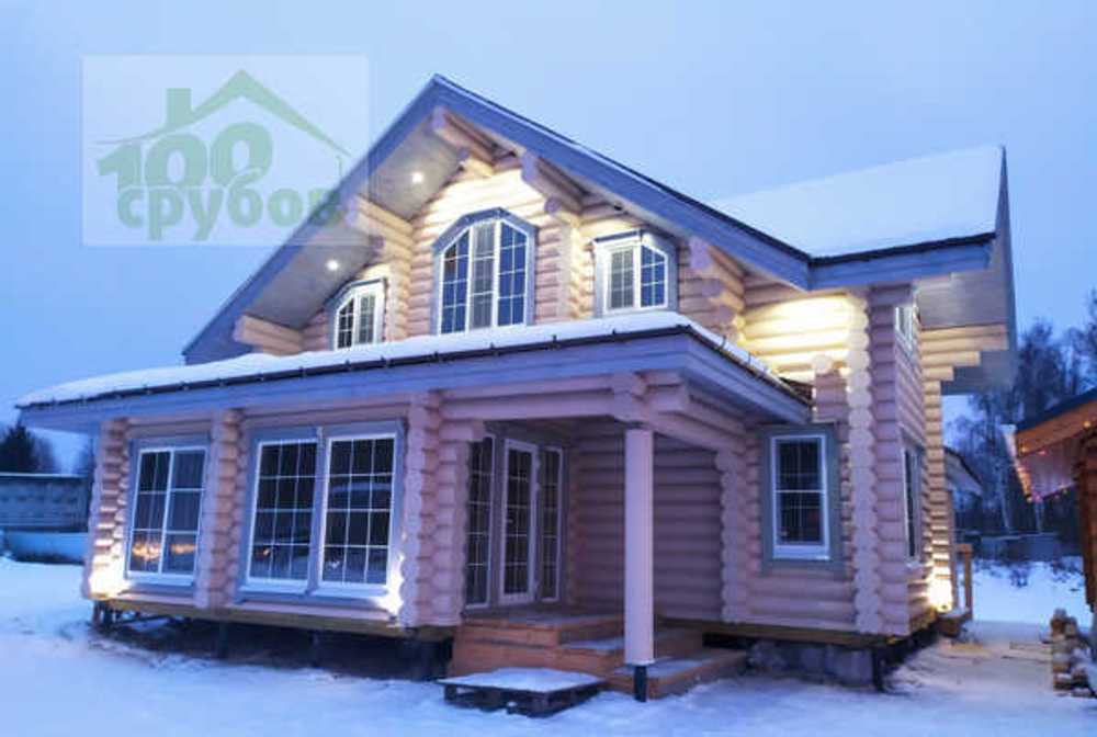 Выставочный дом из сруба в Отраде #911