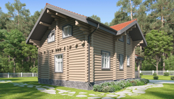 Дом из бревна #902