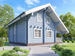 Деревянные дома с мансардой