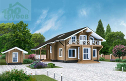 Проект дома с террасой #930