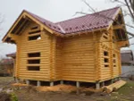 Дом со всеми перегородками из бревна #1596