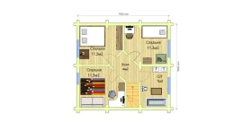 план мансарды