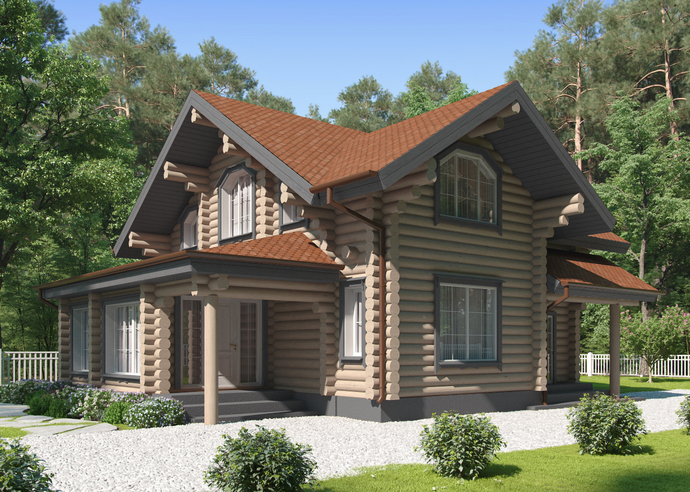 Дома 10х12 из бревна