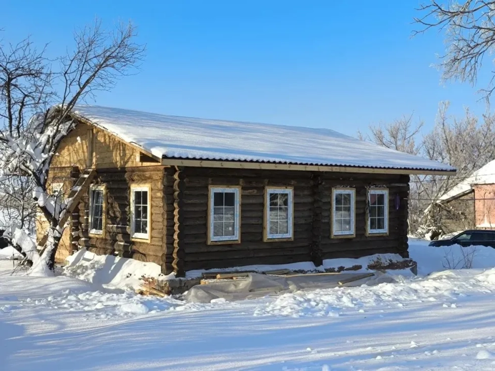 Реконструкция сруба 1584 в январе 2026