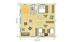 План мансарды #1090