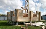 Строительство дома 1548 из бревна 260мм в сентябре 2025