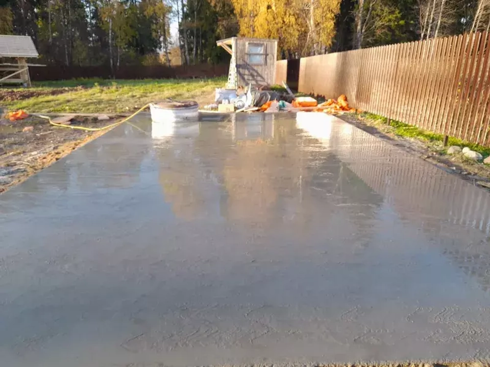 #1306 гараж из оцилиндрованного бревна, октябрь 2022