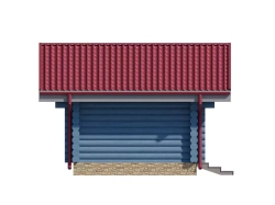 Беседка-барбекю одноэтажная