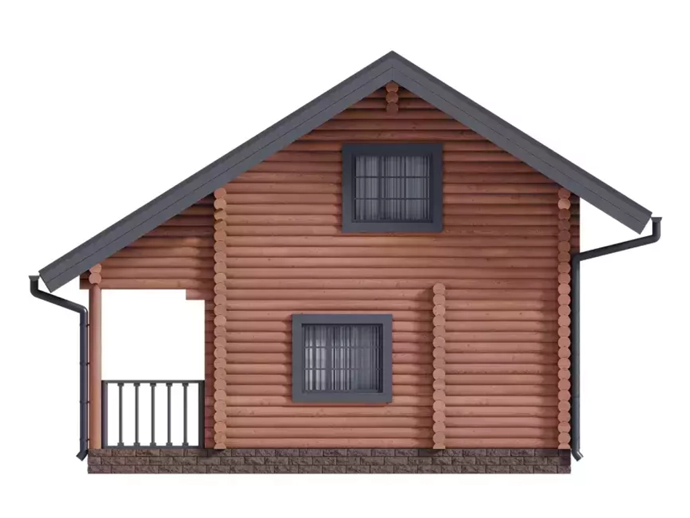 Дачные дома из бревна