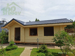 Одноэтажный сруб из бревна #905