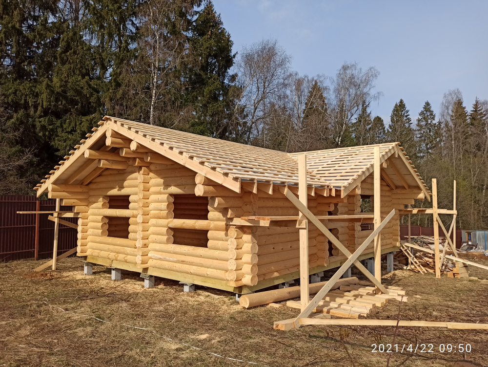 сборка #1122 одноэтажного коттеджа