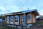 #1137 подшив свесов бани, октябрь 2022