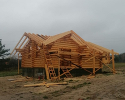 сборка бани #1417 в октябре 2024