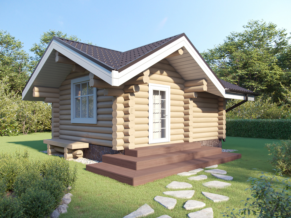 Баня 5 х 5 из сруба