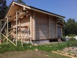 #971 шлифовка сруба снаружи, июль 2021