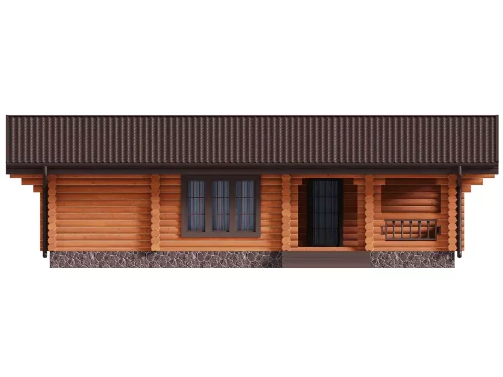 Загородные дома в стиле шале с террасой