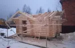 #1325 баня бревно 280мм
