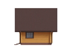 Дачный деревянный дом 6 х 10 с парной