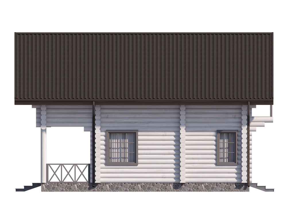 дом из бревна #1194