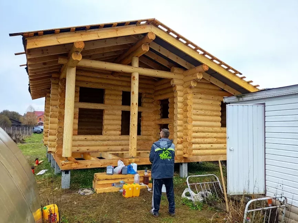 Баня-домик #1396 в ноябре 2023