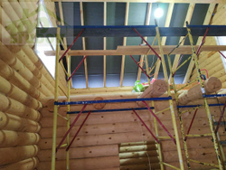 утепление подшив потолка сруба  #1028/981