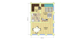 План бани  7 х 10