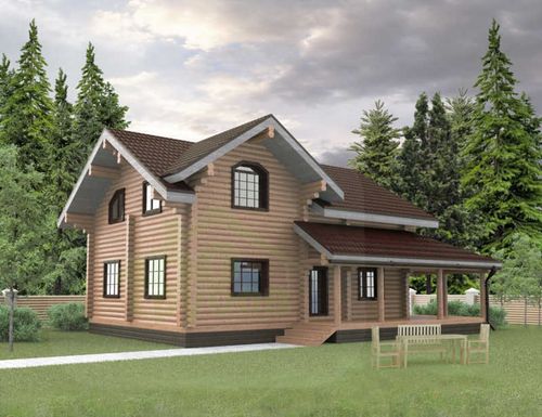 Коттеджи из срубов