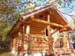 дома-бани 6 х 4 из оцилиндрованного бревна