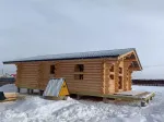 дом в стиле кело  #1330 под металлочерепицу в марте 2023 г.