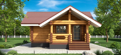 Бани 6х 7 с верандой