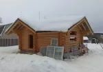 Баня #1352 в феврале 2024 года, начало отделки