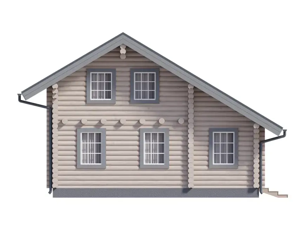 Дом-сруб 9 х 10: 6 спален